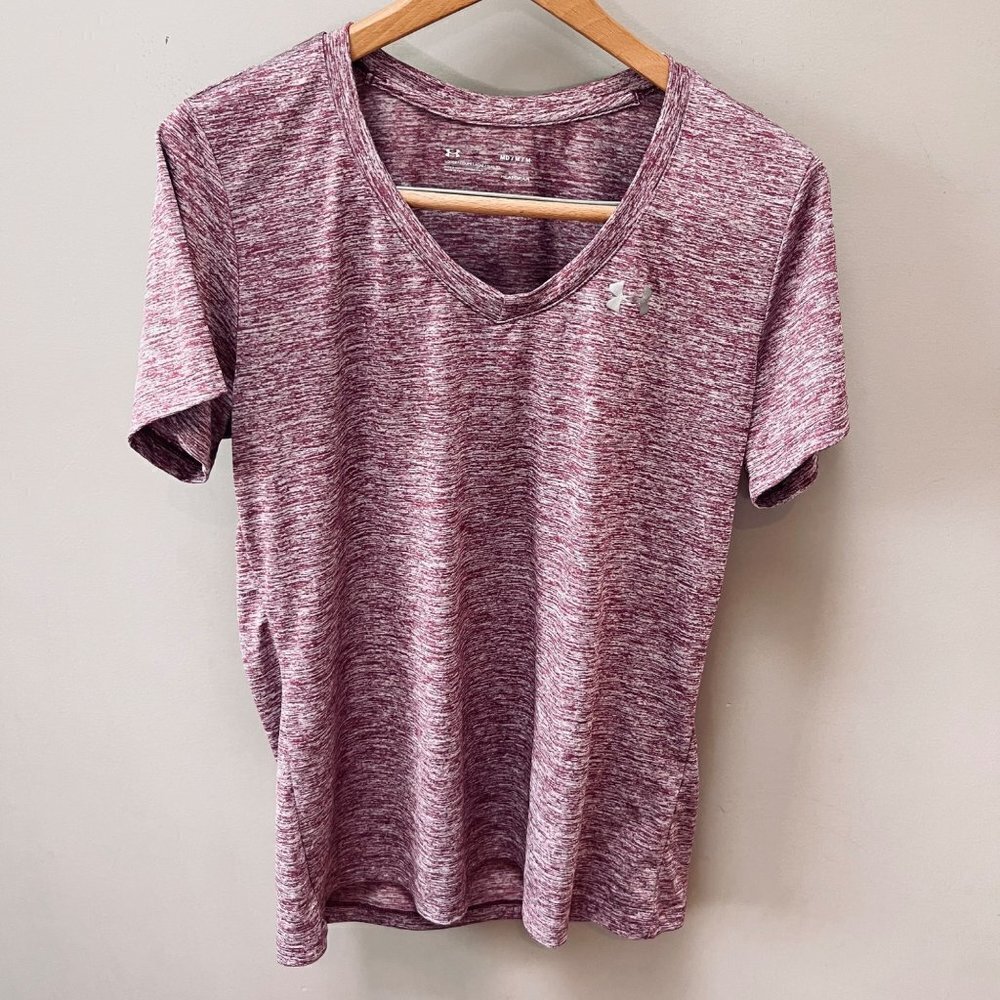 Under Armour Loose Fitting Heathered Shirt- Size Medium‎